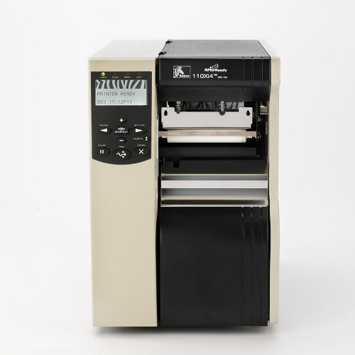 Zebra 110Xi4 HighEnd-Thermotransferdrucker 600 DPI mit Abreisskante, 116-80E-00004