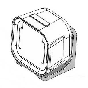 Datalogic Wall Mount für Magellan 1500i, weiß