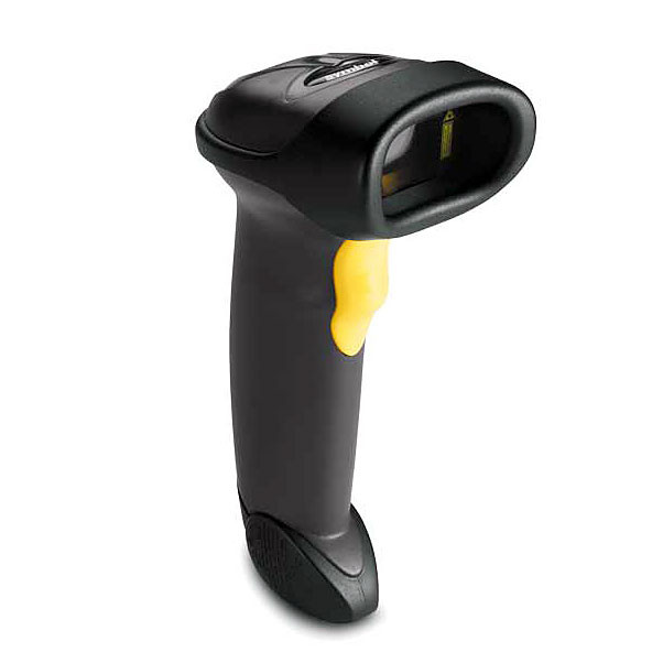 Zebra LS2208 USB 1D Barcodescanner Set anthrazit