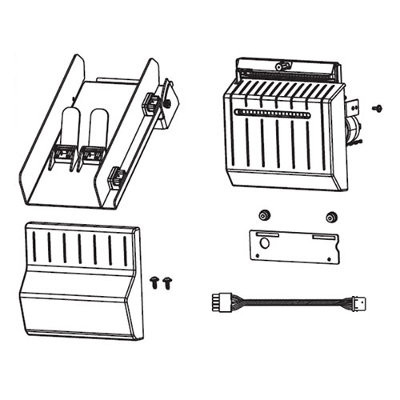 Cutter (Etikettentrennmesser mit Auffangbehälter) für den Zebra ZT610 - P1083320-082