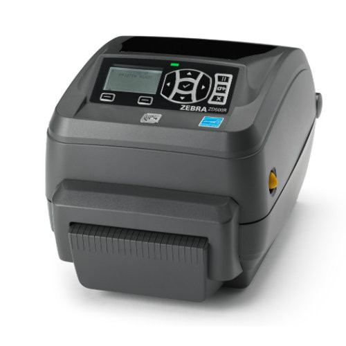 Zebra ZD500R UHF-RFID Thermotransferdrucker 300 DPI mit Cutter, ZD50043-T2E2R2FZ