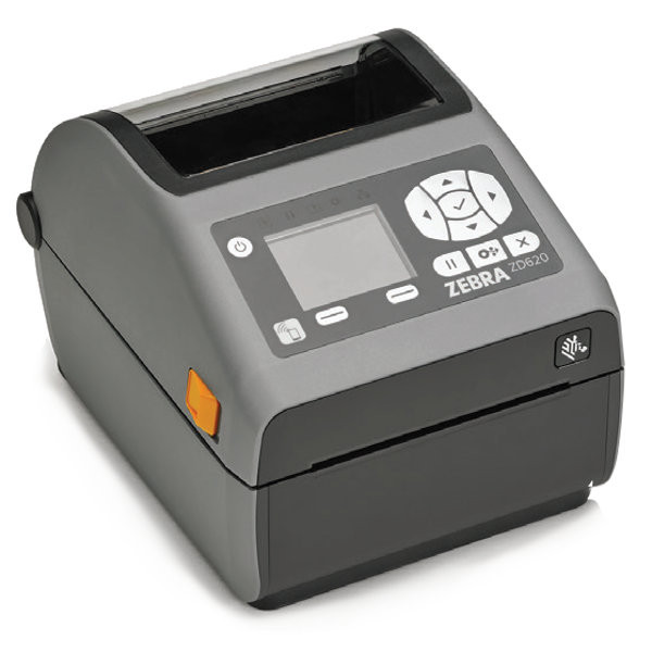 Zebra ZD620d Thermodirektdrucker 203 dpi, LCD Display, mit Abreisskante, Wi-Fi & Bluetooth, ZD62142-